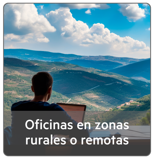 Oficinas rurales y remotas