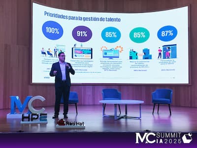 Ponencia en el escenario